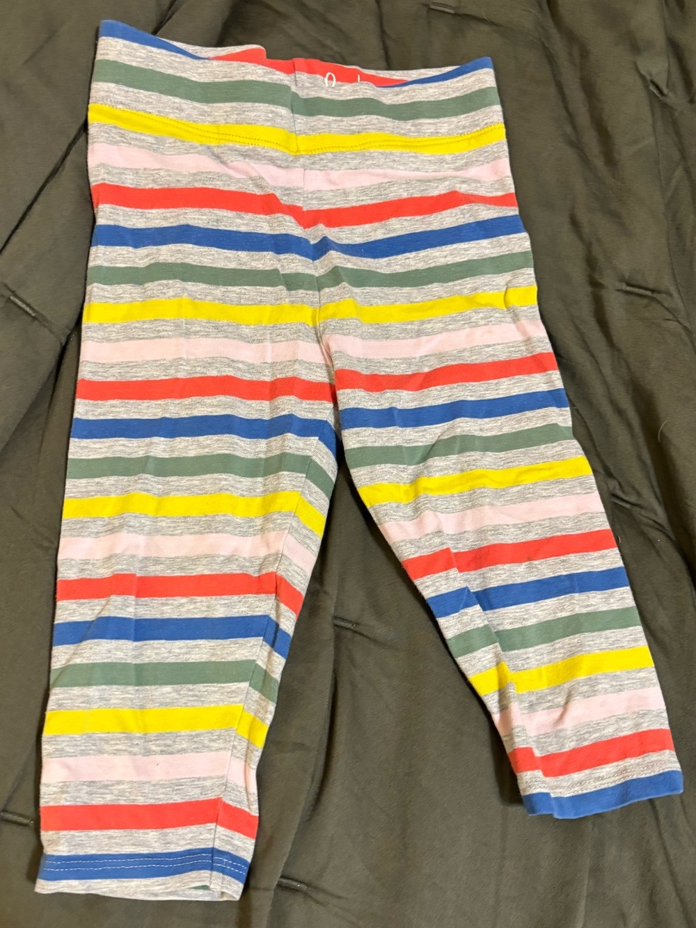 Mini Boden Striped Capri Leggings Set